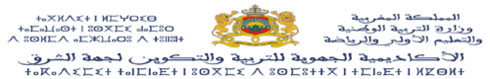 الأكاديمية الجهوية للتربية والتكوين لجهة الشرق